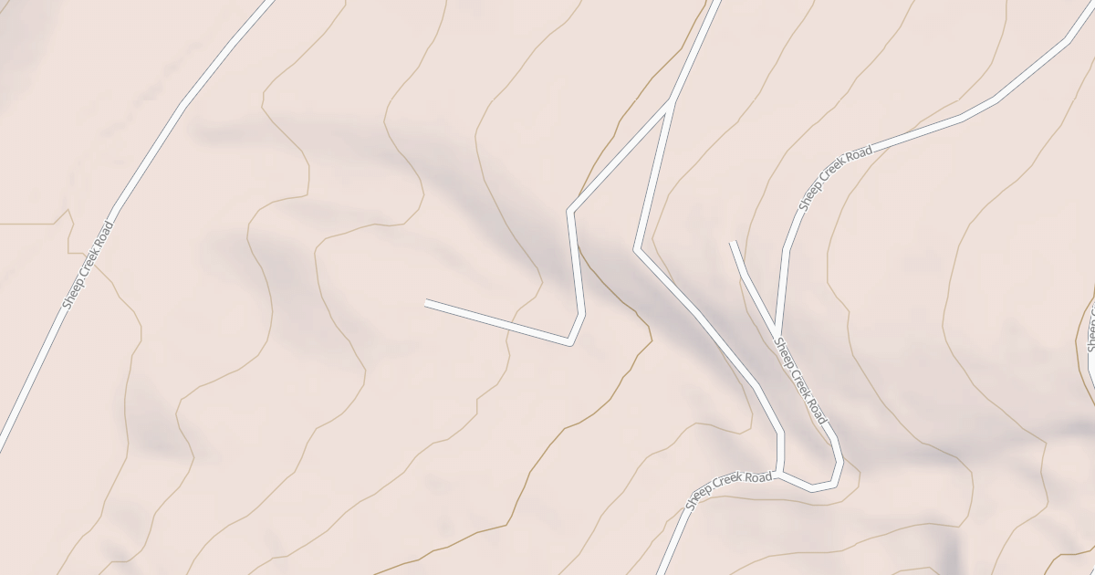 Map preview of SHEEP CREEK SPUR B