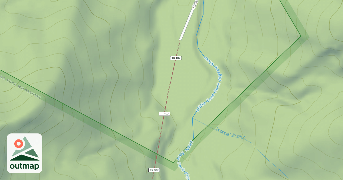 Map of LITTLE EAST FORK