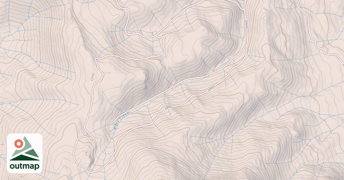 Map of ALDER SPUR