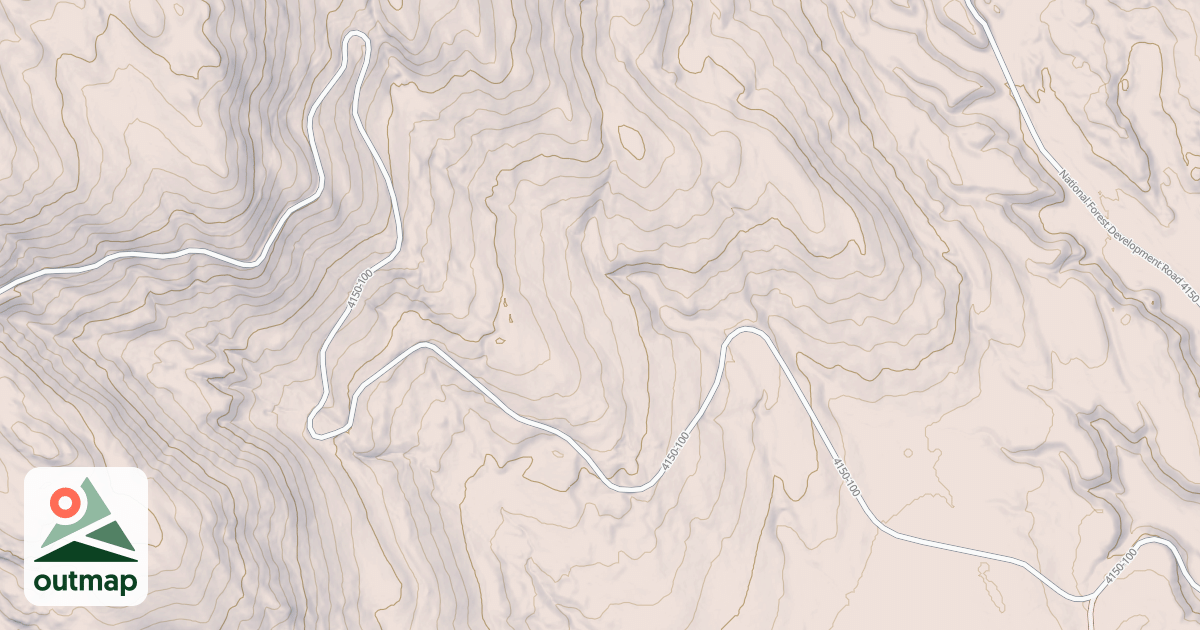 Map of LEECHER MTN