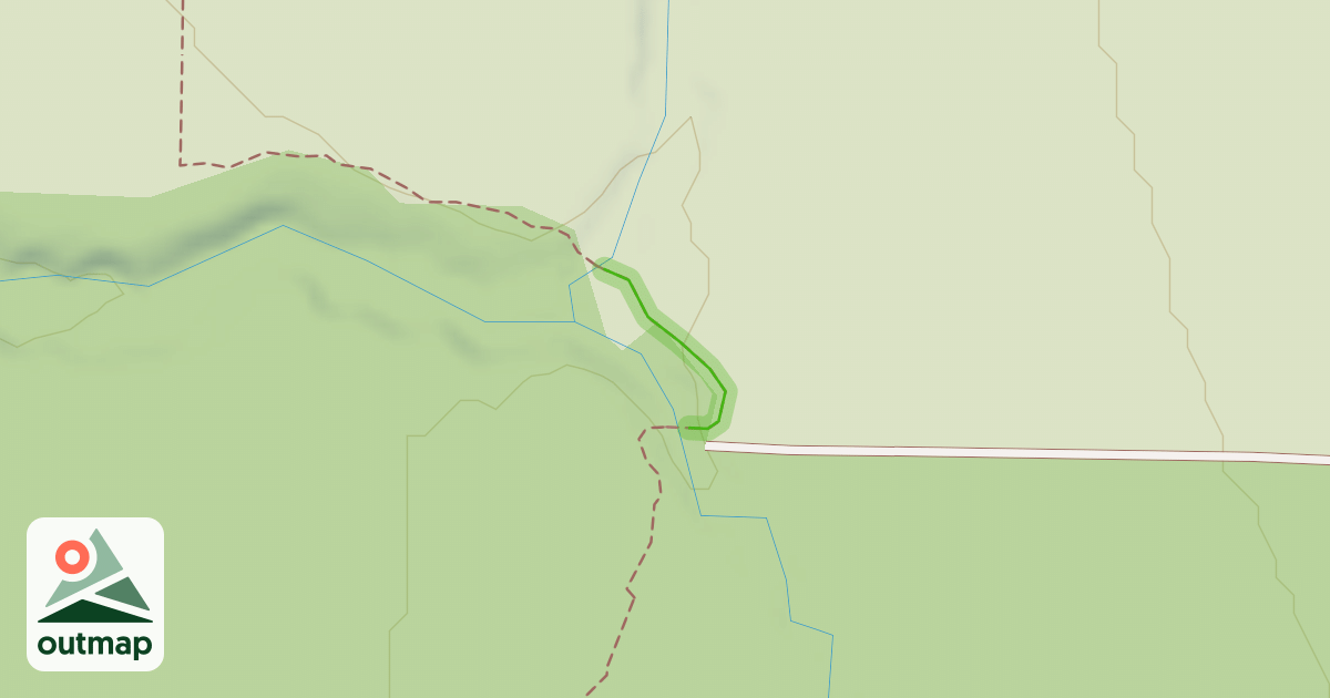 Map of Fred J. Cusimano Westside Overland Trail