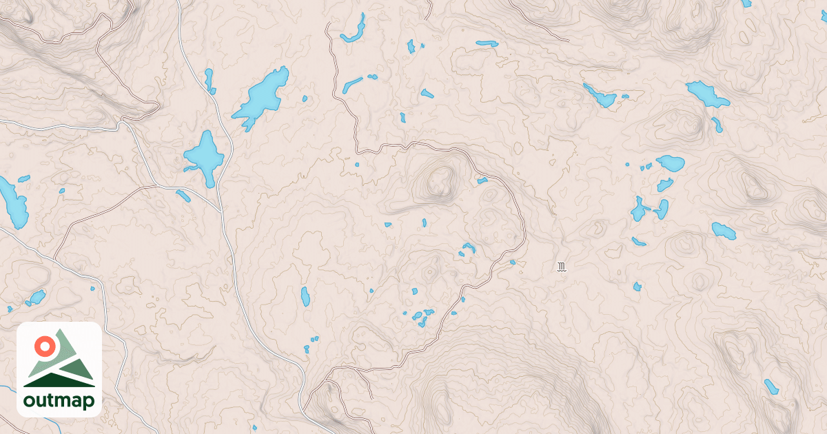 Map of UPPER LOG JAM