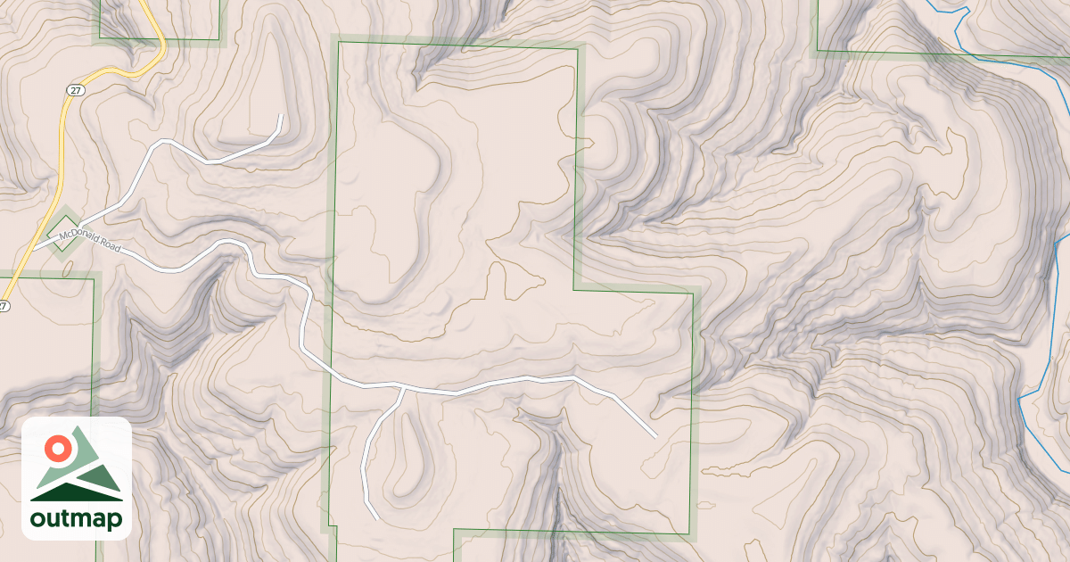 Map of MCDONALD