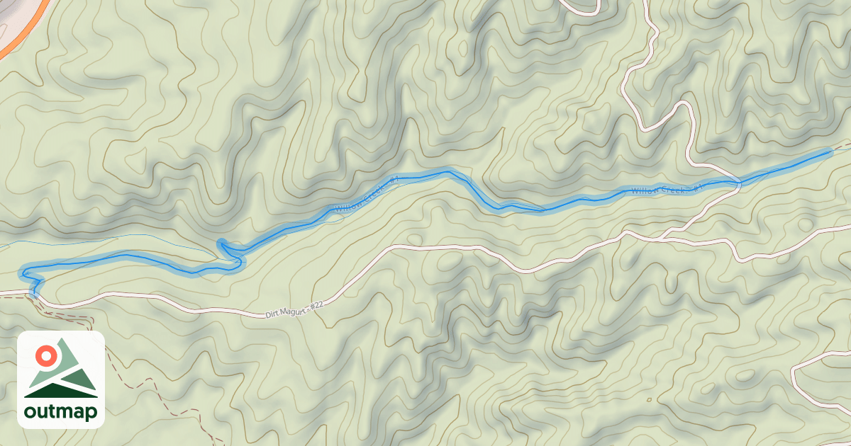 Map of Willow Creek - #1