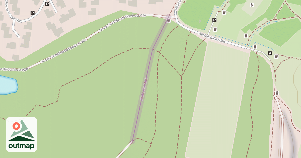 Map of Allée du Midi