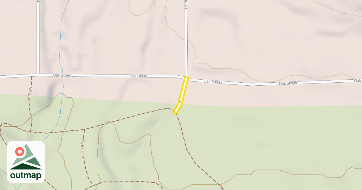 Map of Ski Trail