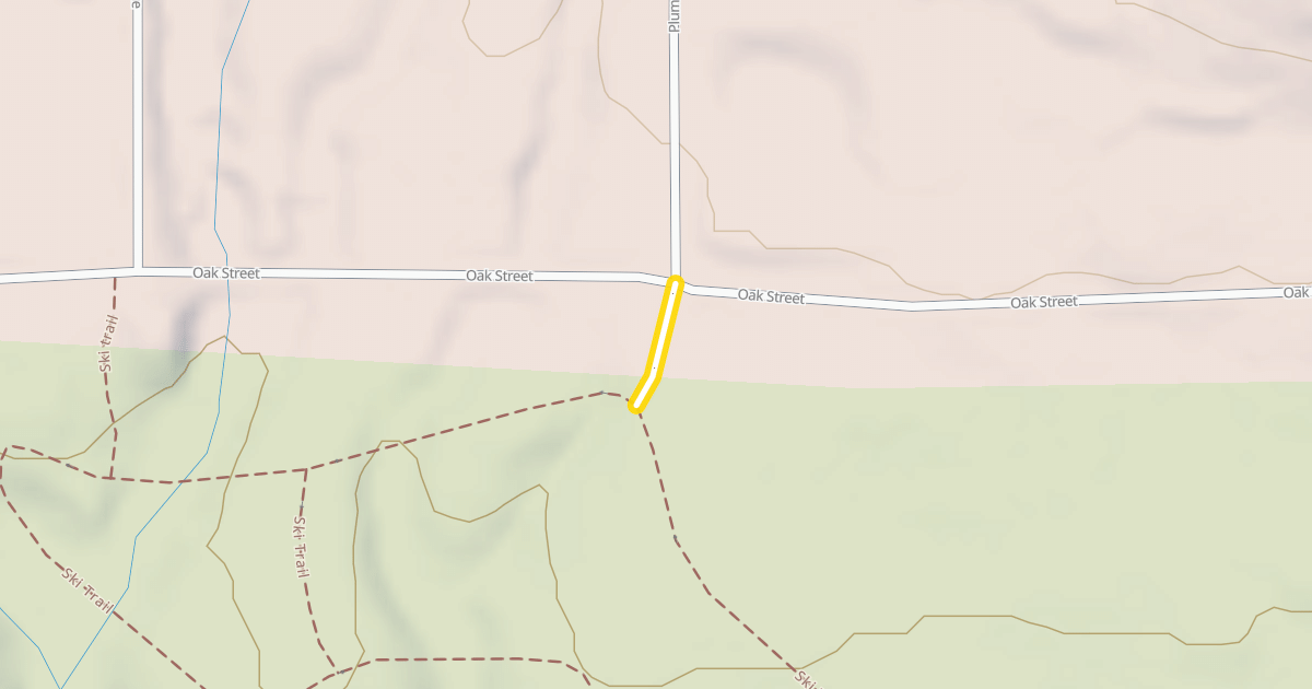 Map preview of Ski Trail
