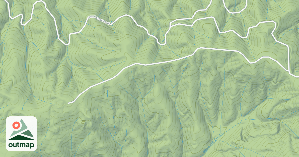 Map of MOSQUITO RDG