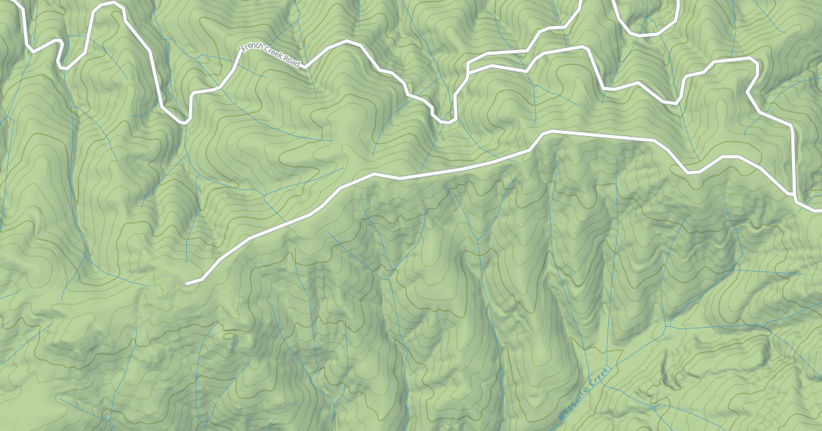 Map preview of MOSQUITO RDG
