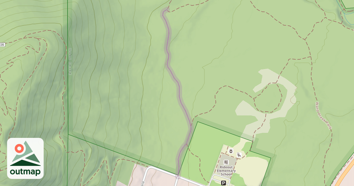 Map of Timberland/ Stanford Rock Connector