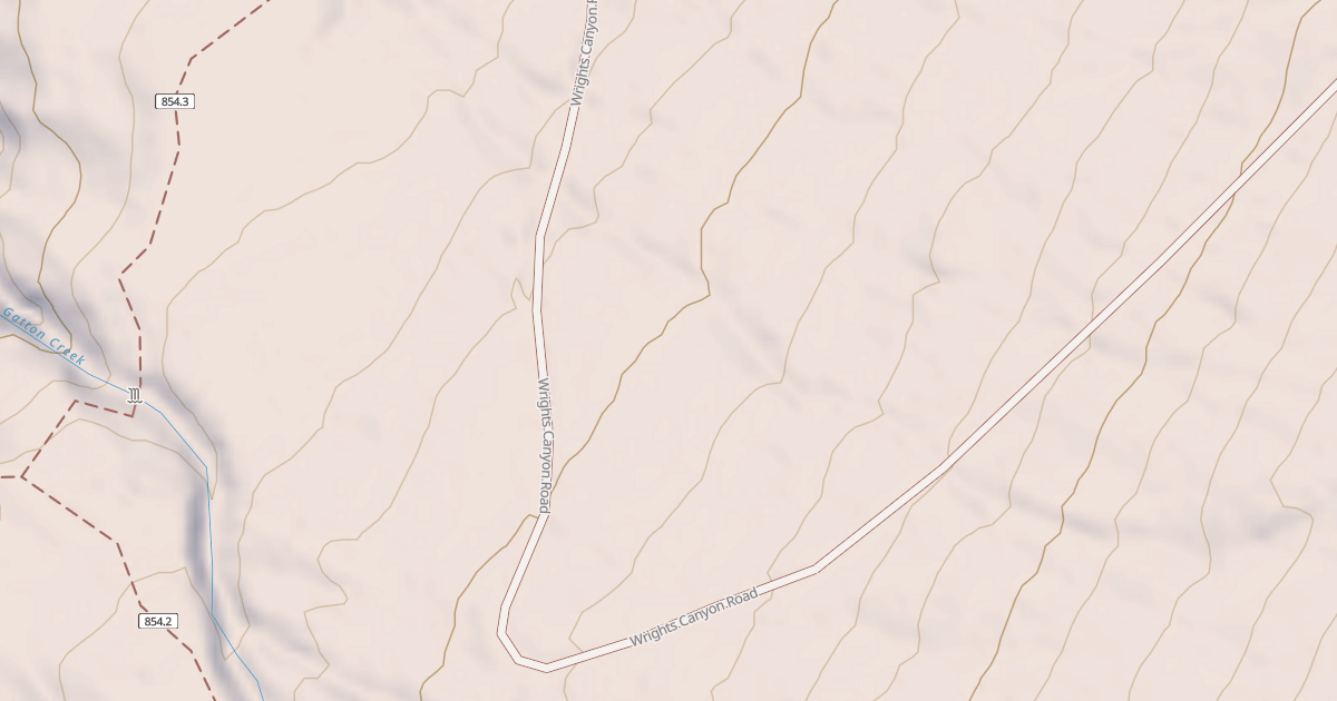 Map preview of WRIGHTS CANYON