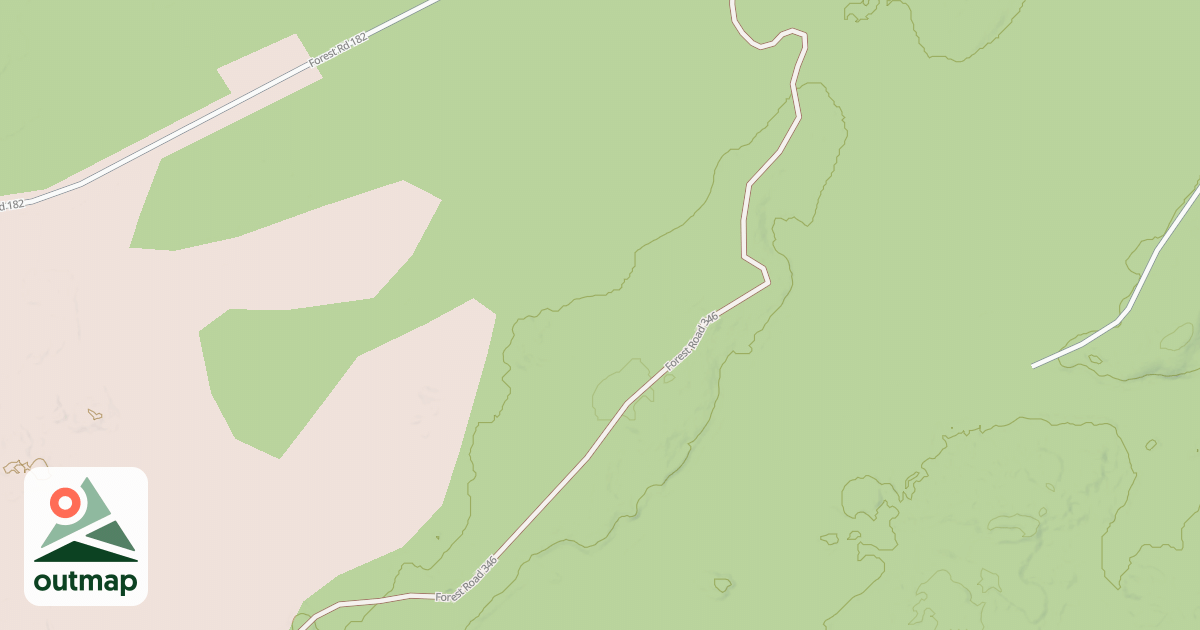 Map of USFS Motor Vehicle Use Map Trails 19703