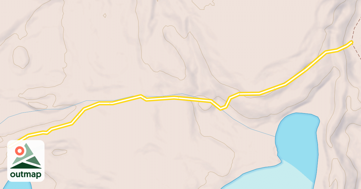 Map of Trout Lake Trail Spur D