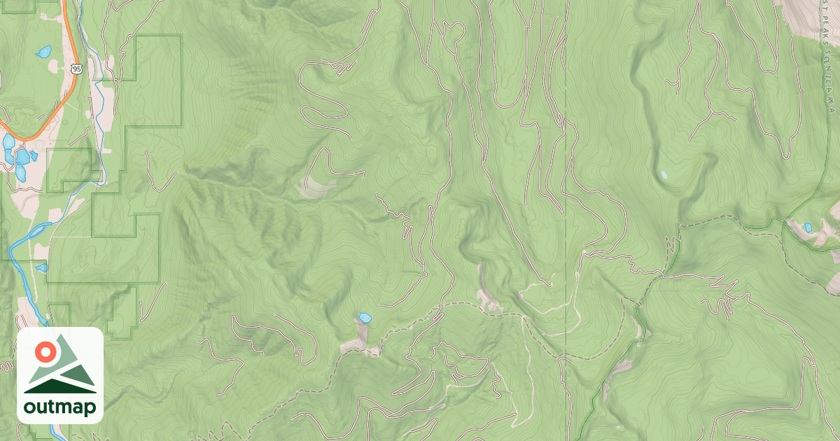 Map of COPPER RIDGE