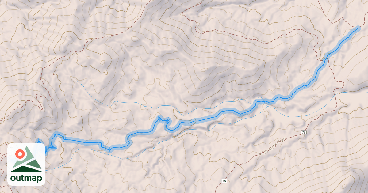 Map of L'Alpe D'Huez Trail