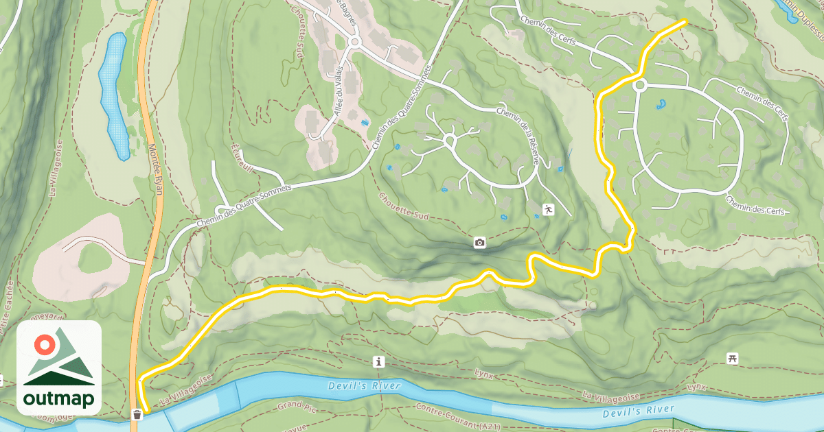 Map of B2 / Les Cerfs