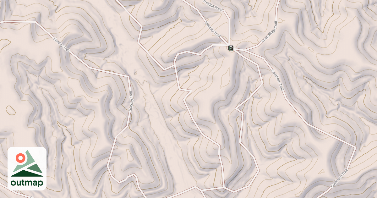 Map of MISSING CREEK LOOP