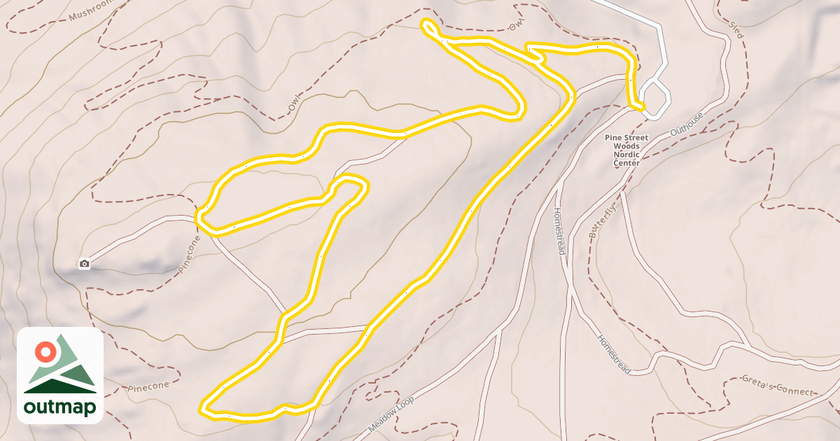 Map of Crooked Tree