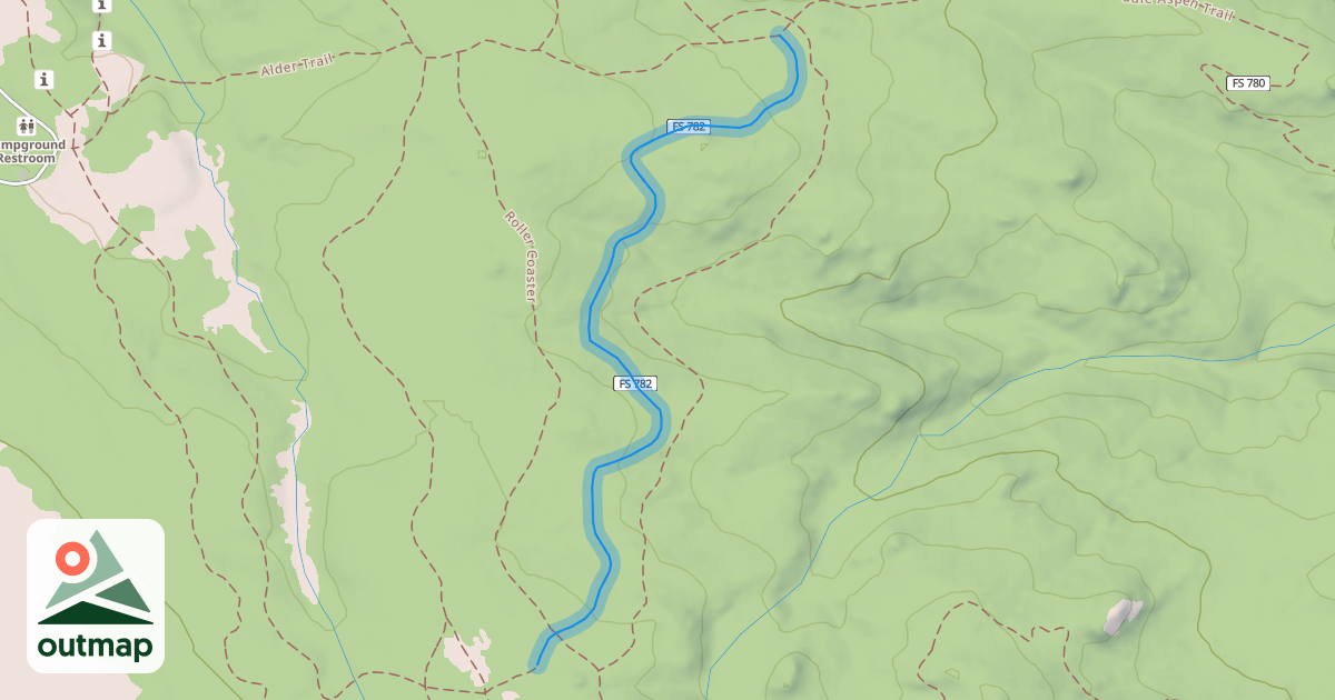 Map of Lower UW Trail