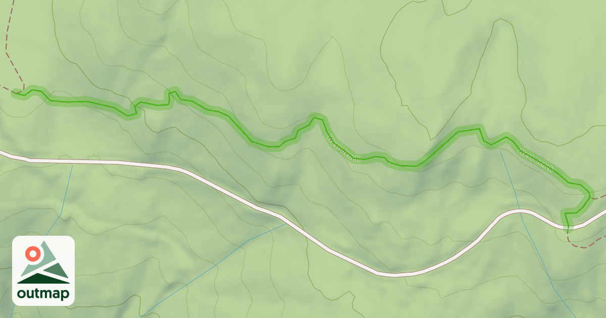 Map of West Bench