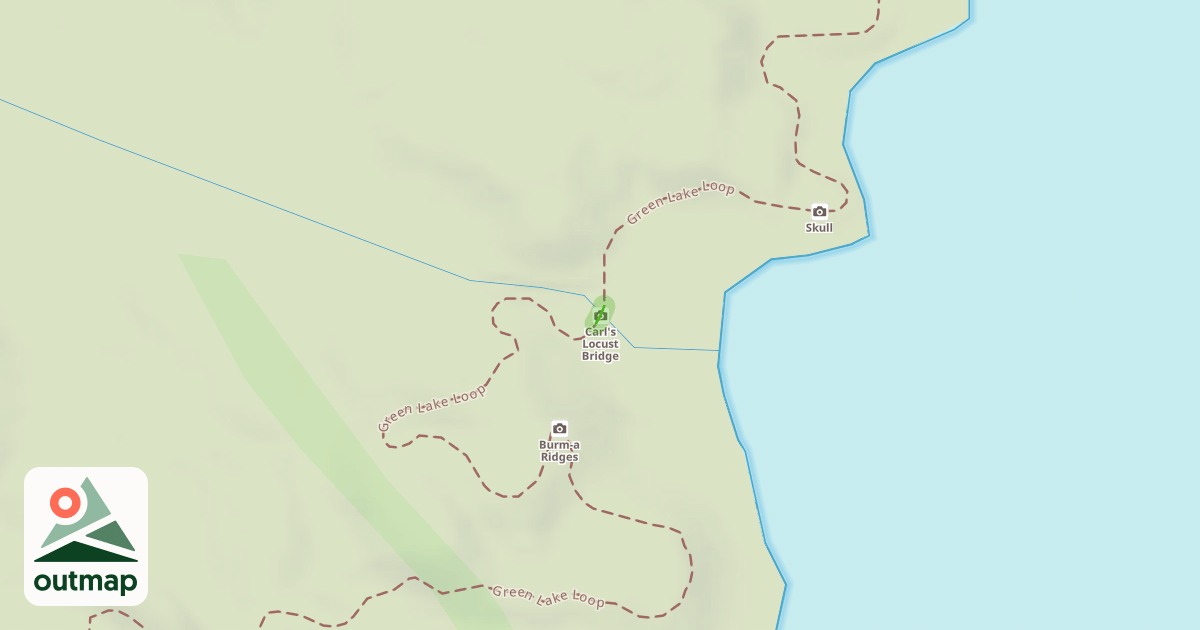 Map of Green Lake Loop