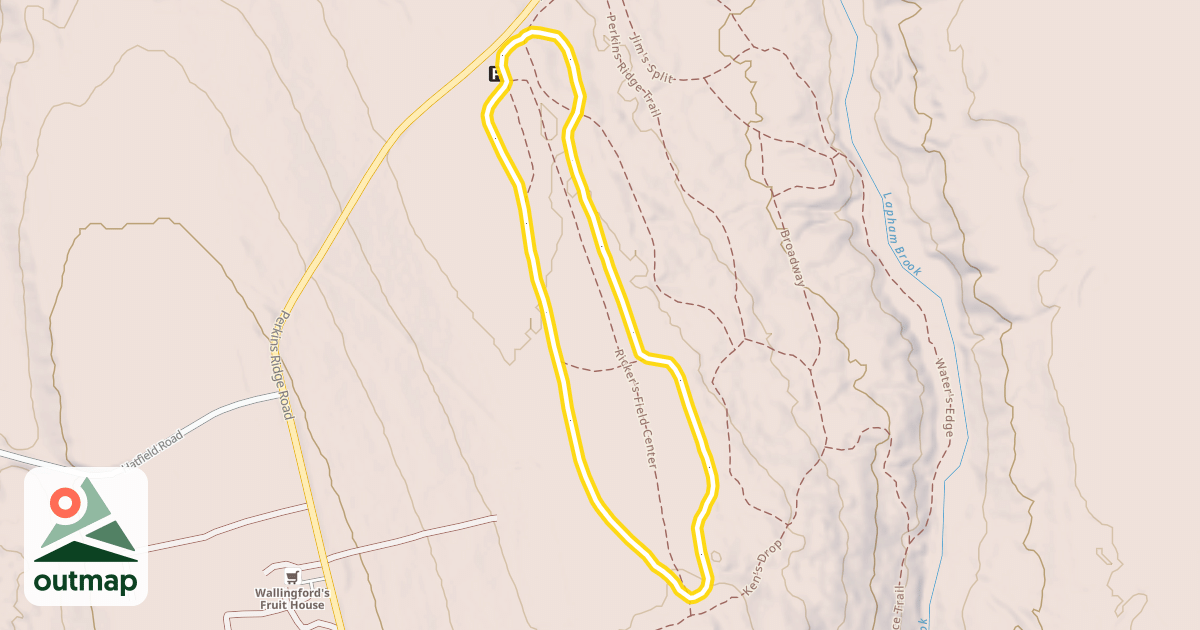 Map of Ricker's Field Loop