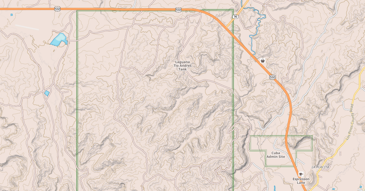 Map preview of CUBA MESA