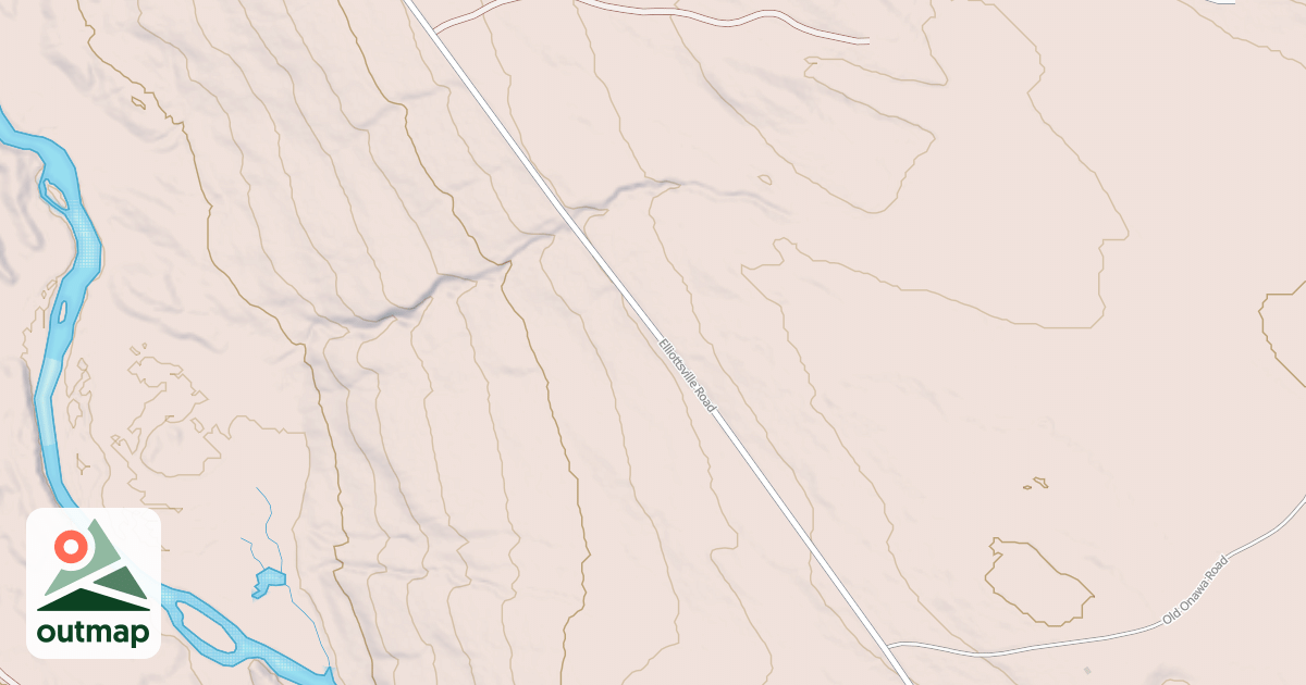 Map of Elliotsville Rd