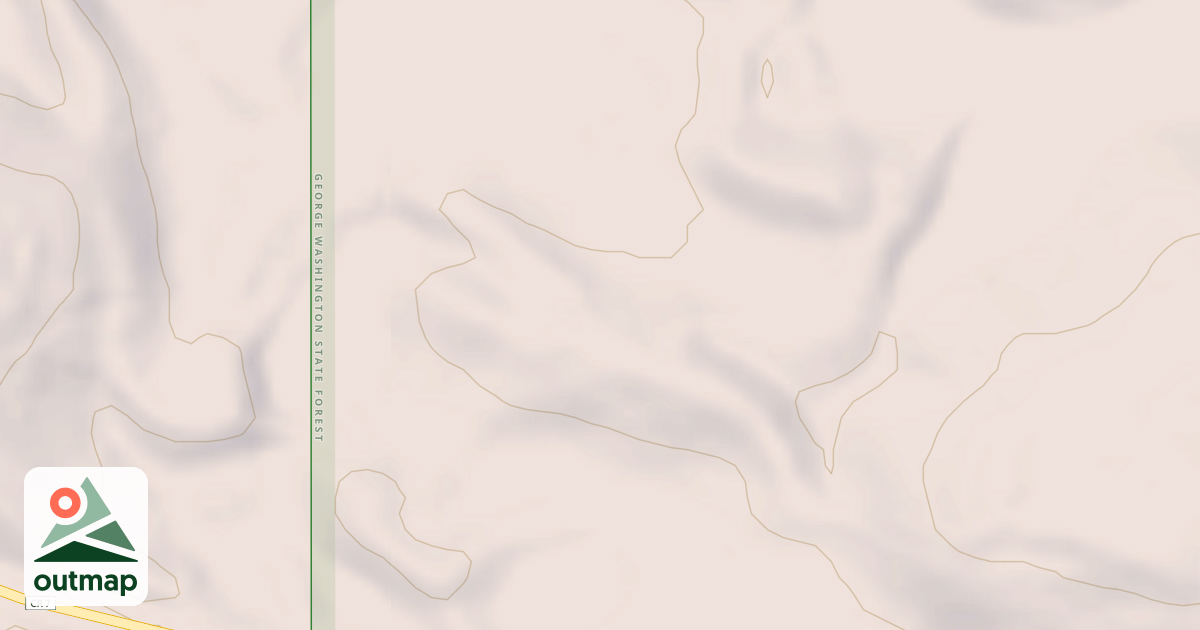 Map of B&B Connection Trail in Itasca