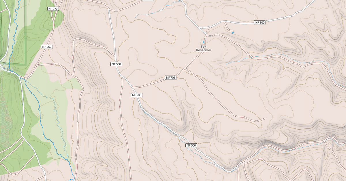 Map preview of USFS Motor Vehicle Use Map Roads {2E48126D-4FD5-484F-AB39-36EE01A58B15}