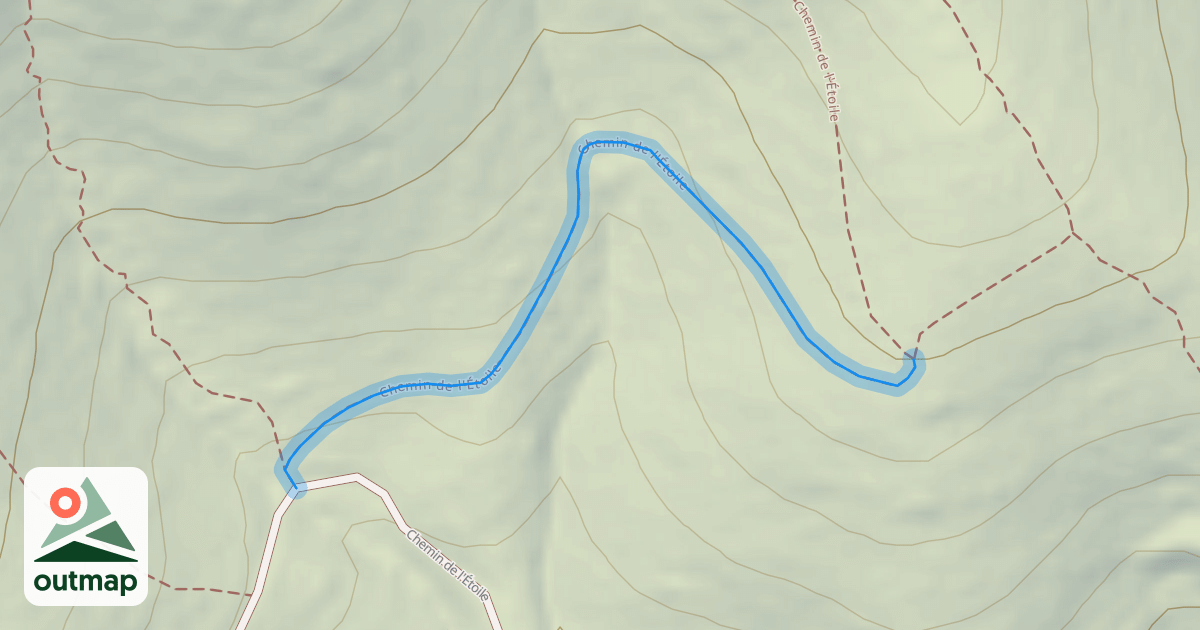 Map of Chemin de l'Étoile