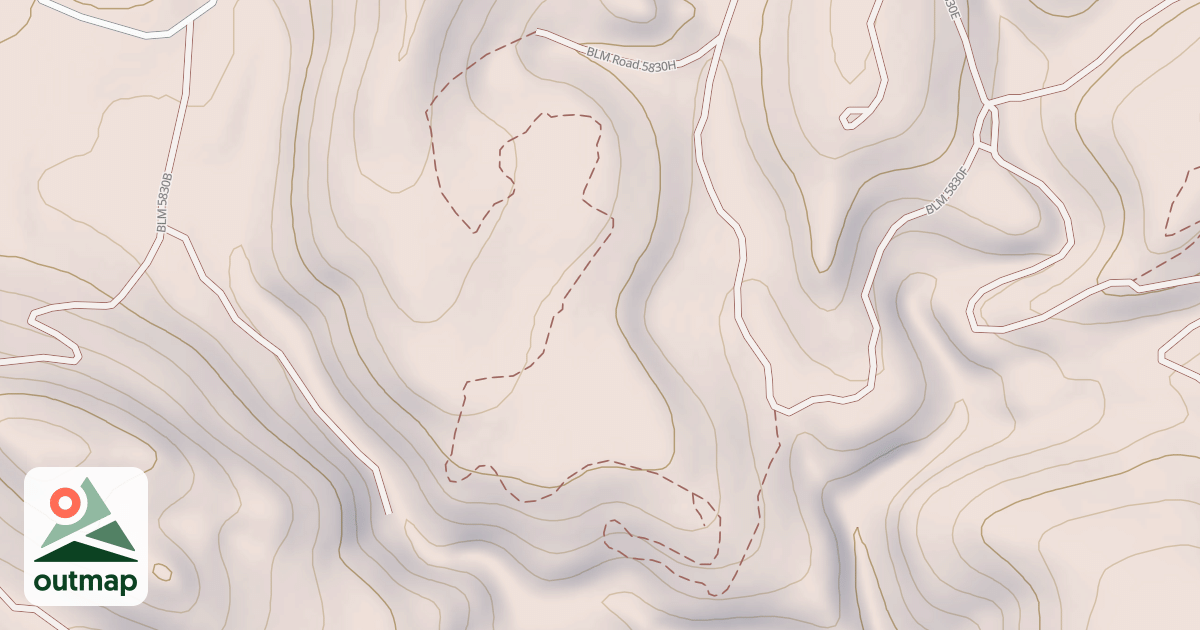 Map of Blm T5830g