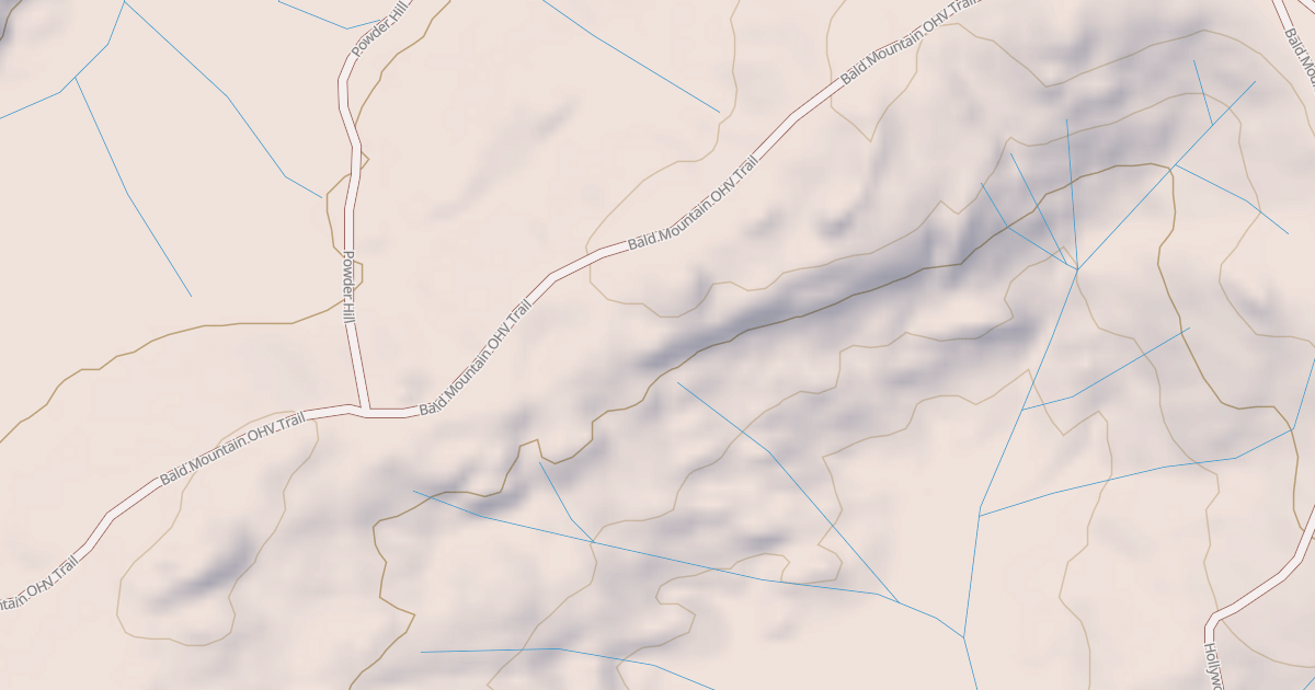 Map preview of Bald Mountain T15