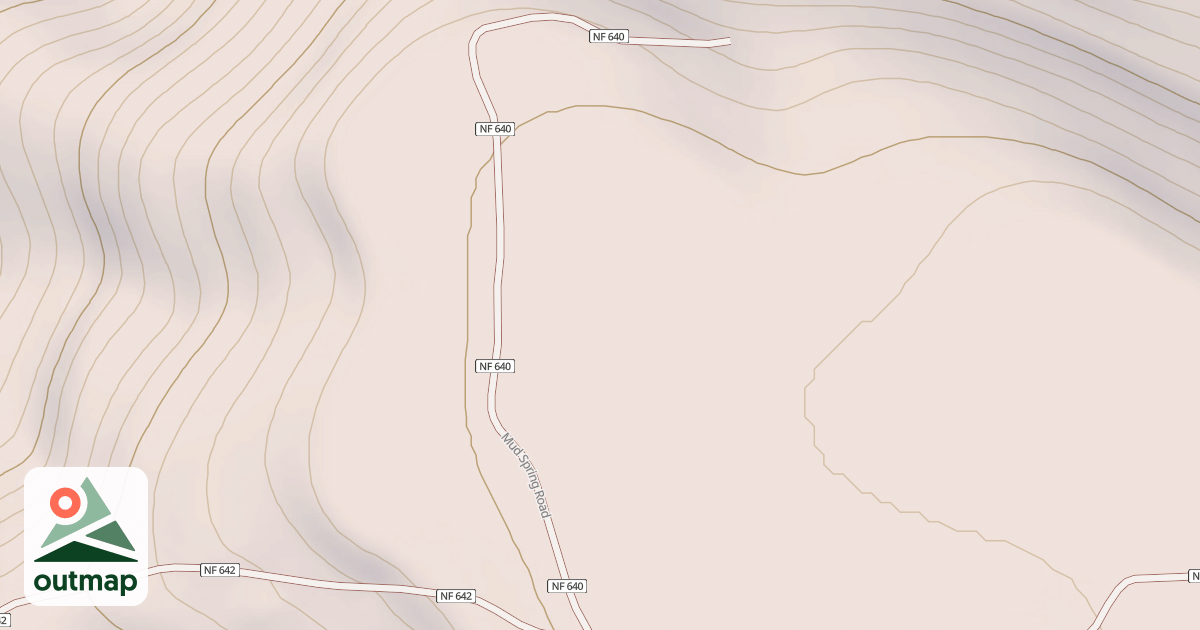 Map of MUD SPRING