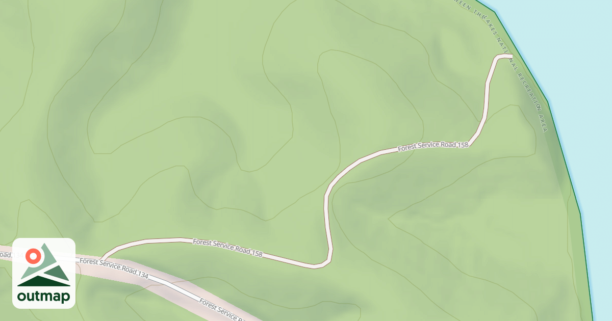 Map of SHANKLIN CREEK ROAD
