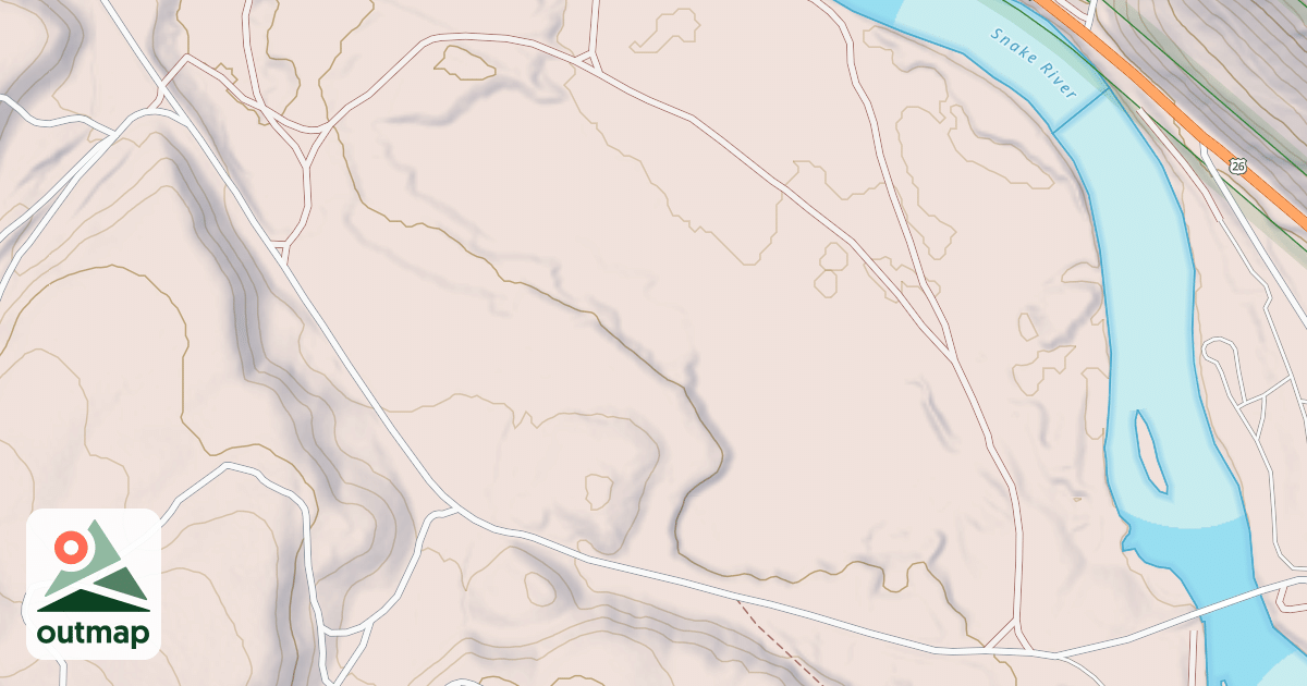 Map of GRAVEL FLATS