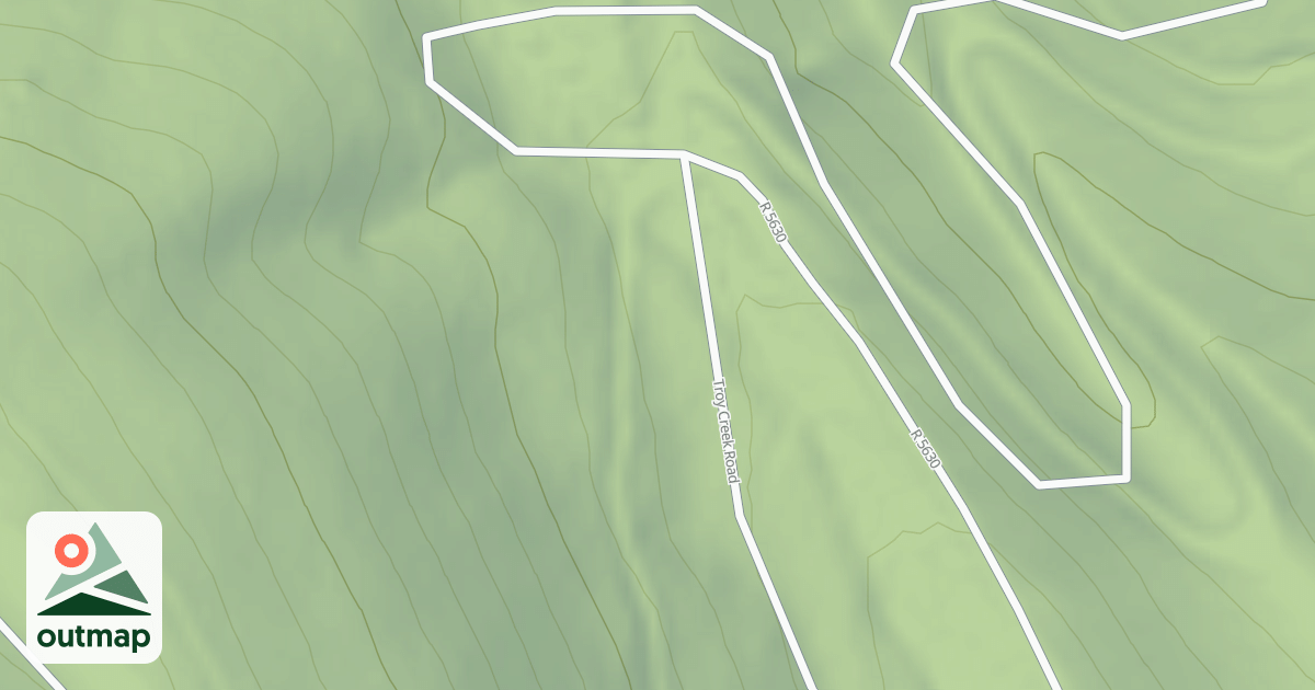 Map of (FDR) TROY CREEK