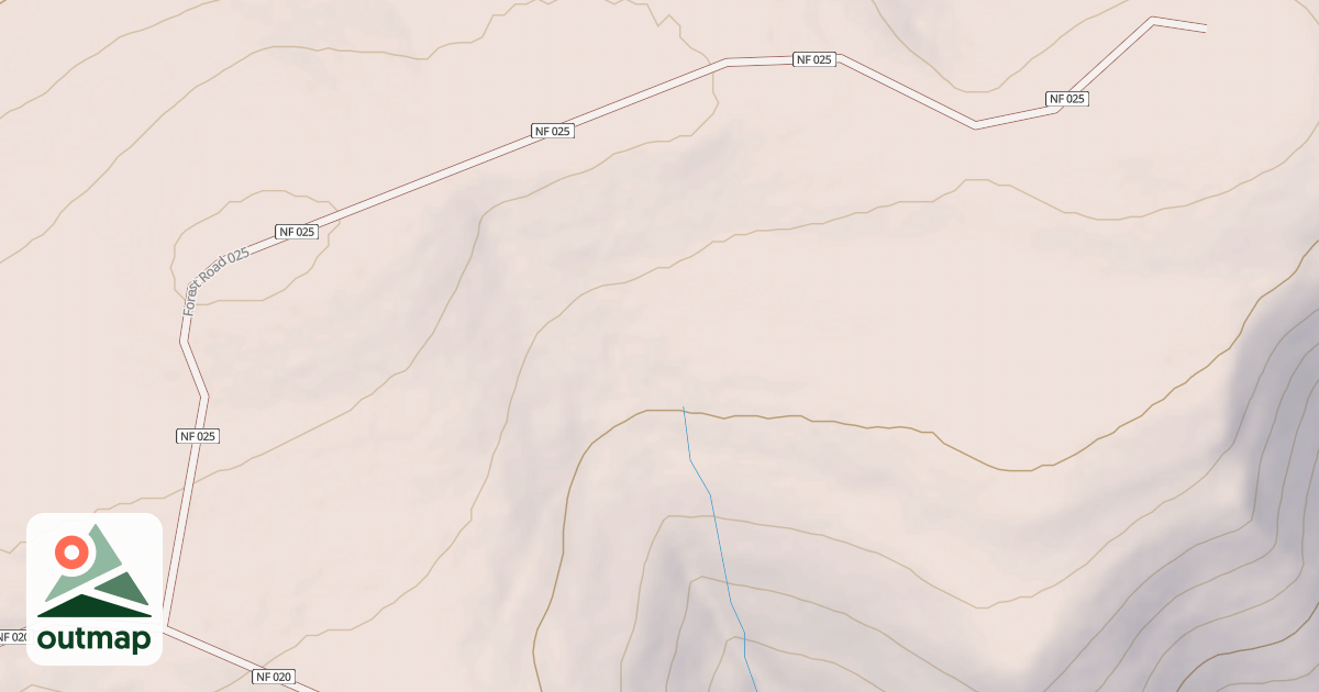 Map of HORSE PASTURE RIDGE