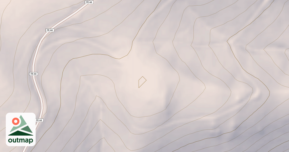 Map of CAVANAH DEEP SPUR