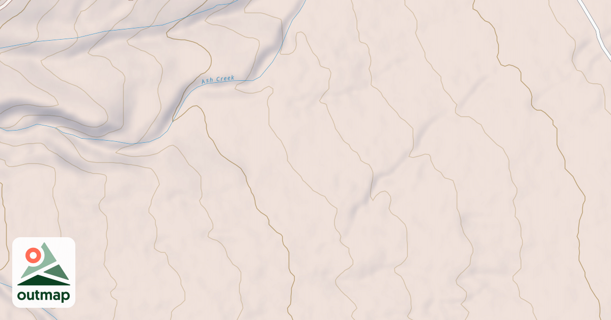 Map of ASH CR FALLS