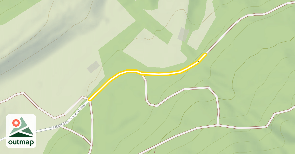 Map of Chemin de la Grange à l'Olive