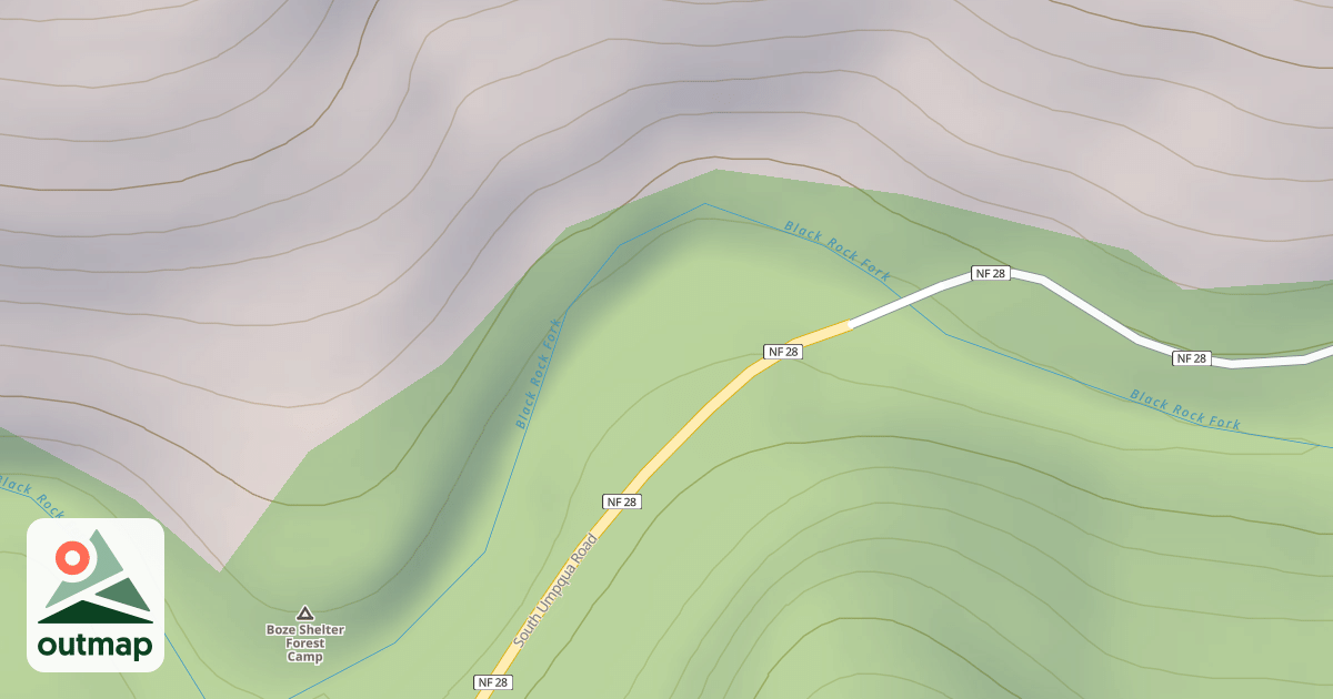 Map of USFS Motor Vehicle Use Map Trails 4420