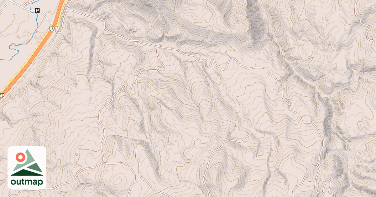 Map of BLM National GTLF Public Motorized Roads 0dd07965-325d-4bdc-a646-69b651032875