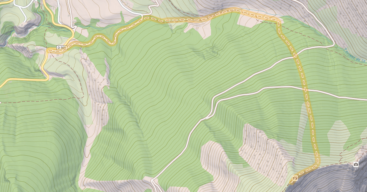 Map preview of Le Cuchon — Serre du Faou