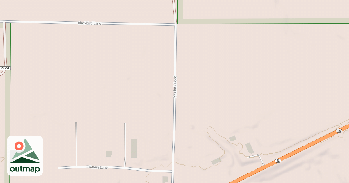 Map of FDR250