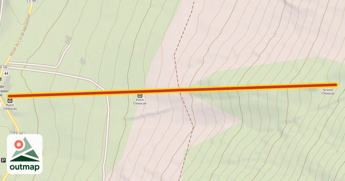 Map of Grand Choucas
