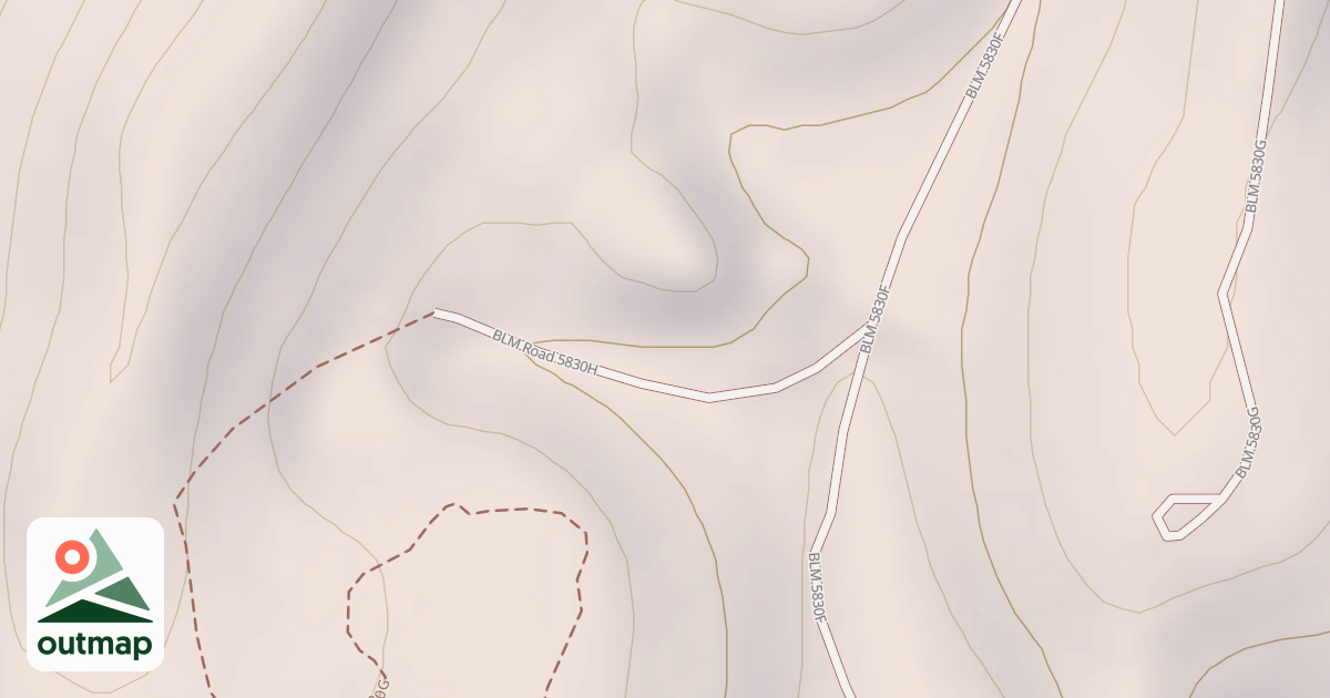 Map of BLM National GTLF Public Motorized Roads 12766145-7c51-4c96-9801-7eb391931576