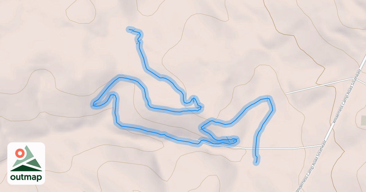 Map of Stamp Creek Falls