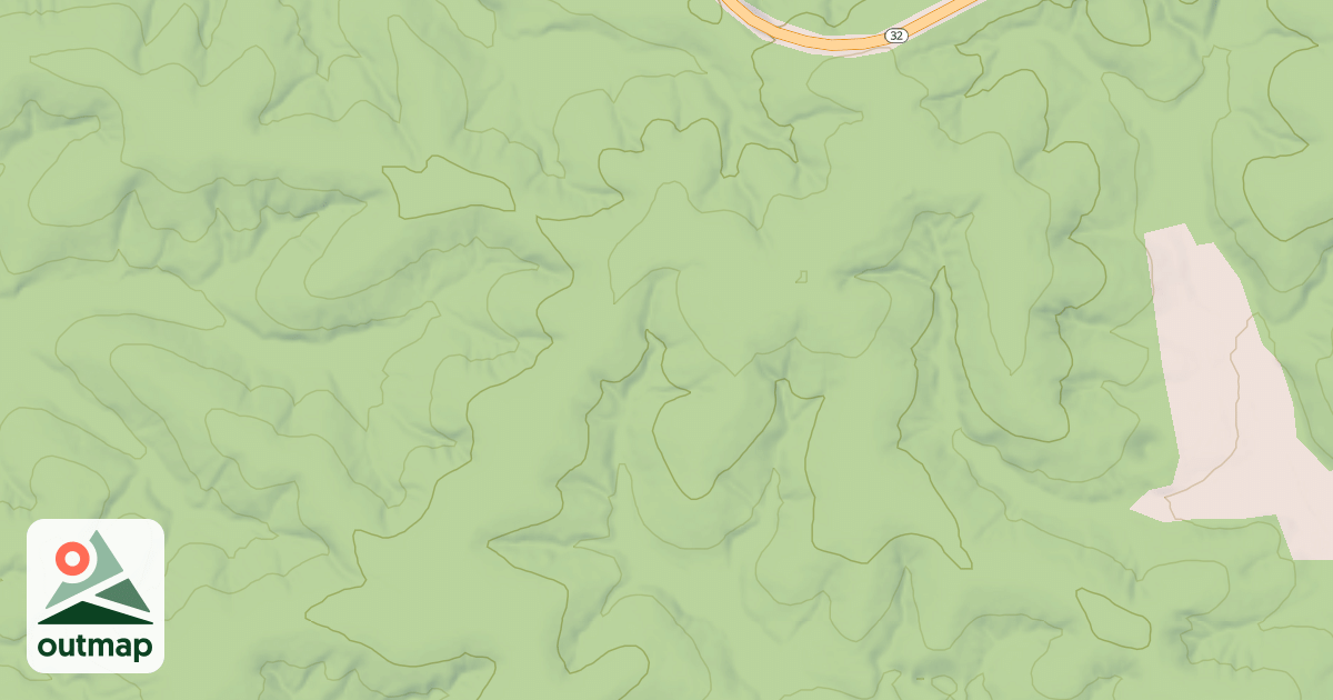 Map of JUNCTION TOWER RIDGE