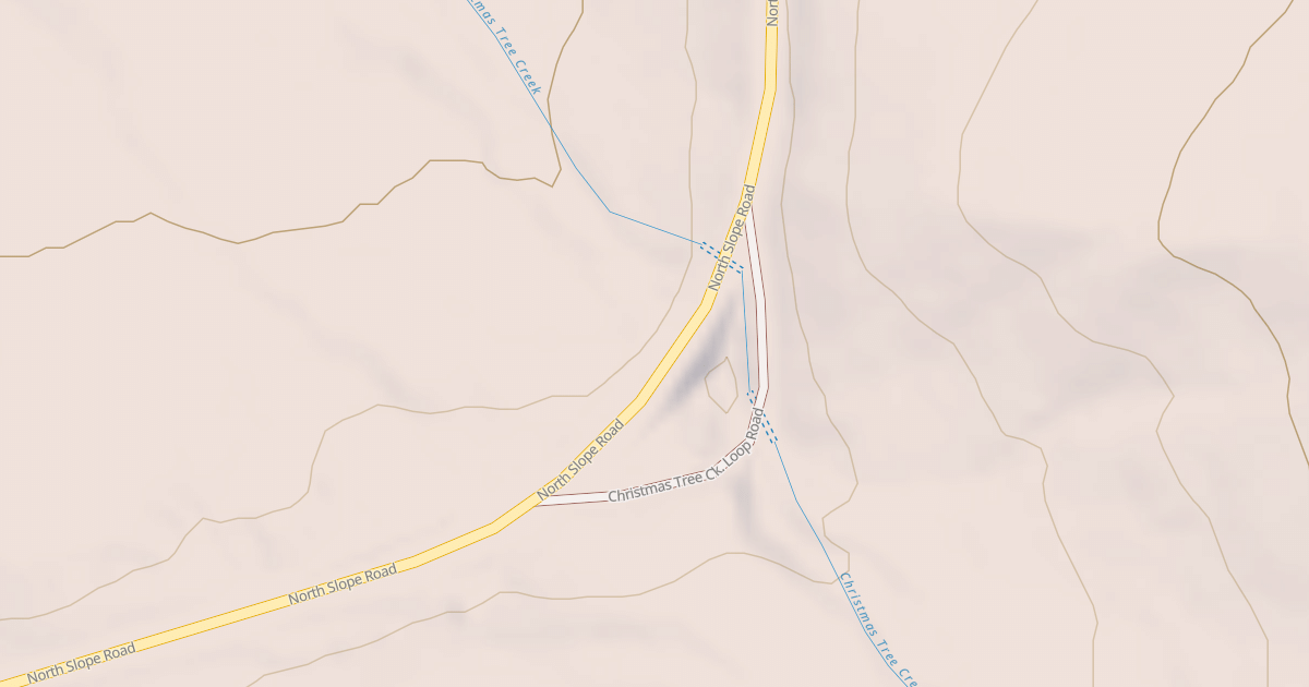 Map preview of CHRISTMAS TREE CK. LOOP
